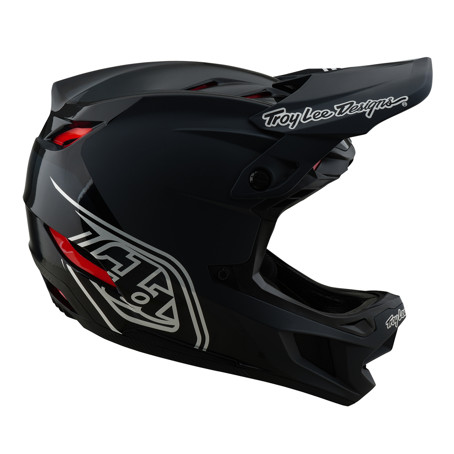 TROY LEE DESIGNS D4 POLYACRYLITE SHADOW MTB-kypärä Musta 2025