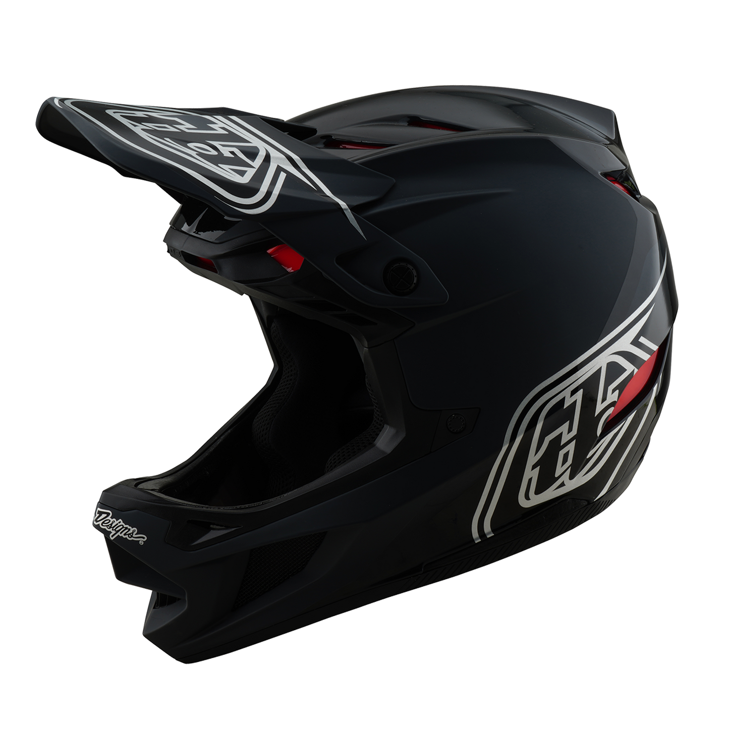 TROY LEE DESIGNS D4 POLYACRYLITE SHADOW MTB-kypärä Musta 2025