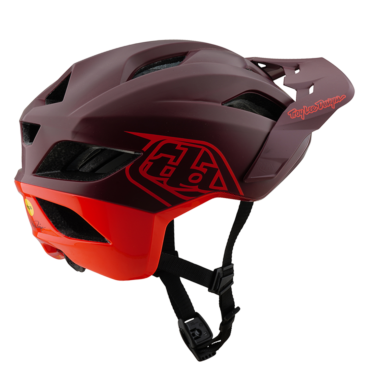 MTB-kypärä TROY LEE DESIGNS FLOWLINE SE MIPS Bordeaux/Punainen