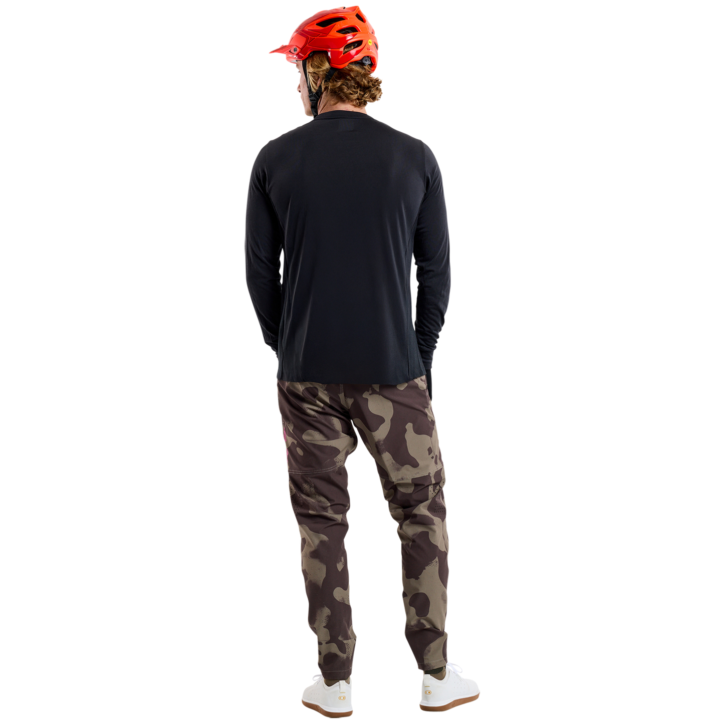 TROY LEE DESIGNS SKYLINE RIDE TEE SIGNATURE Jersey pitkähihainen musta 2025
