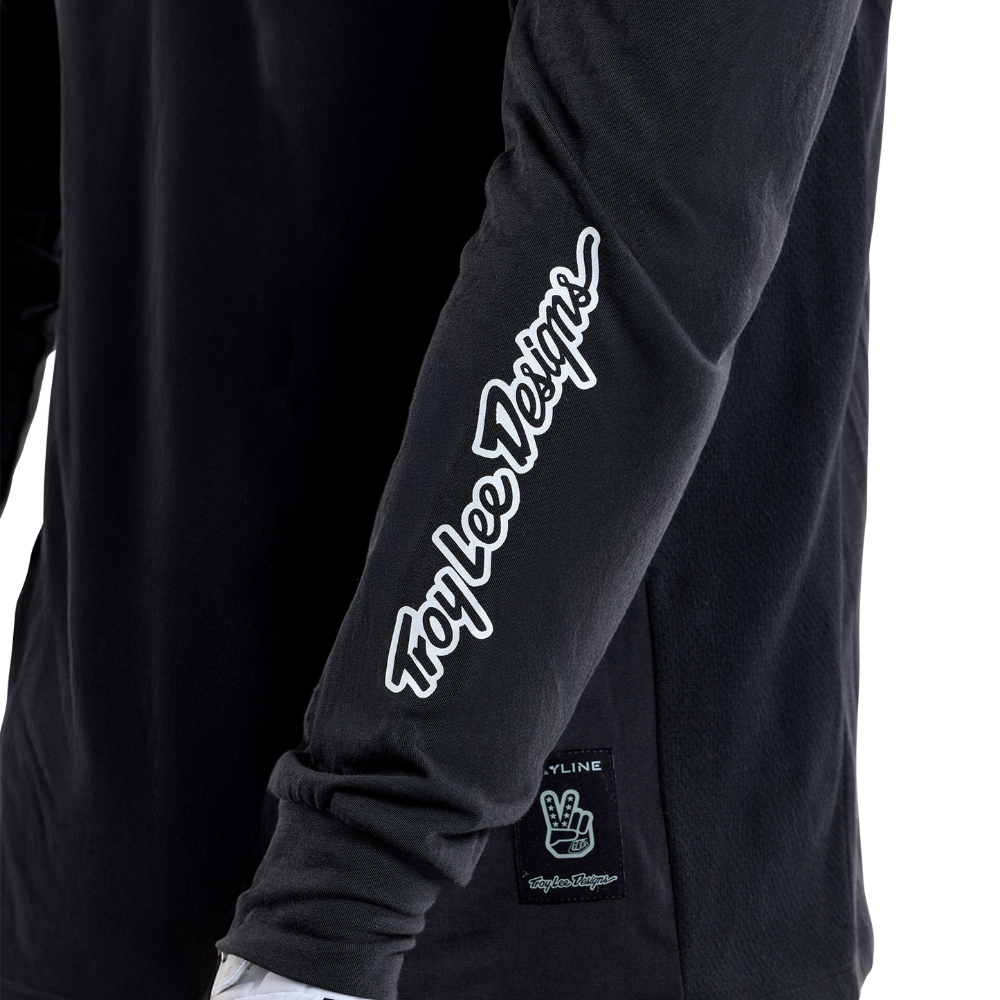 TROY LEE DESIGNS SKYLINE RIDE TEE SIGNATURE Jersey pitkähihainen musta 2025