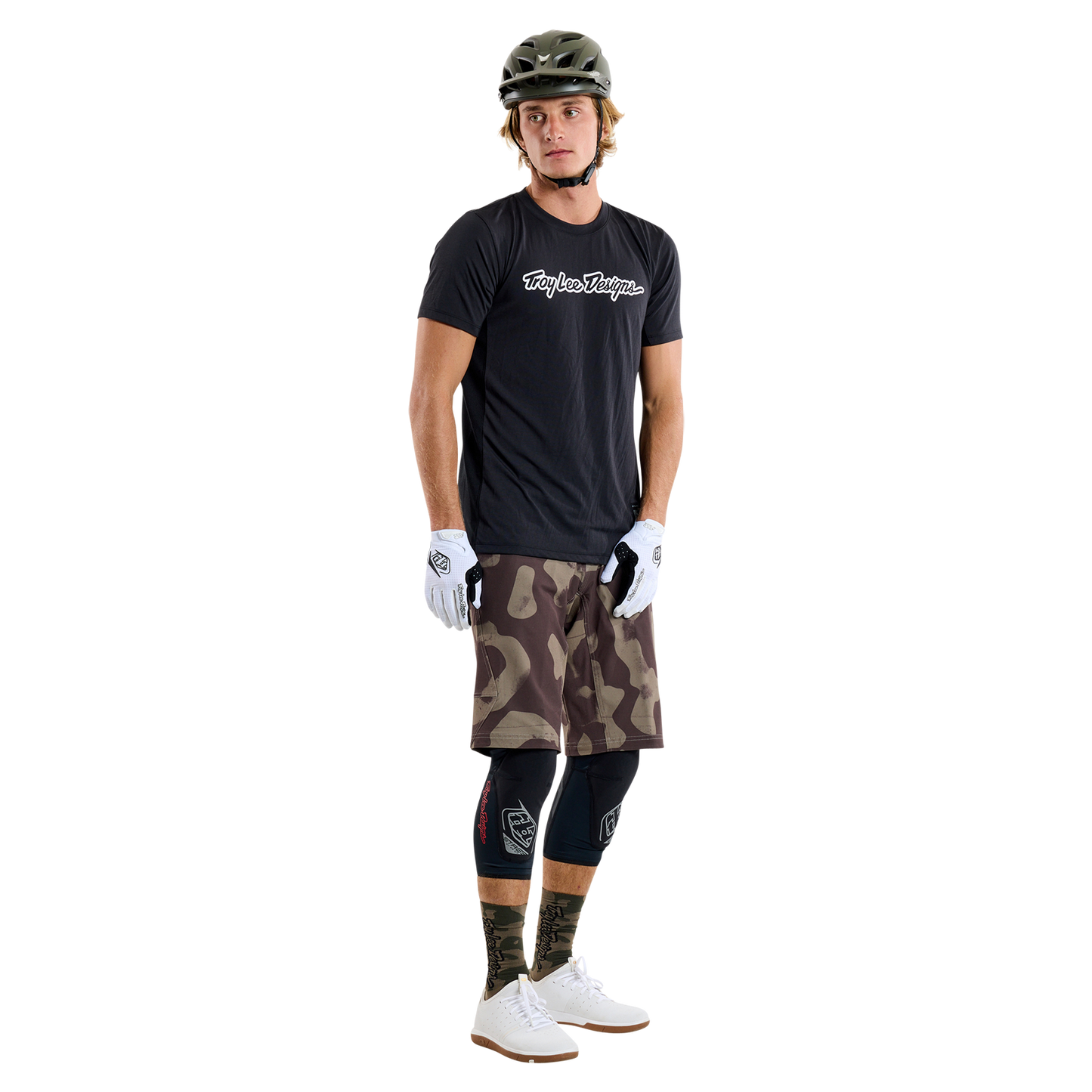 TROY LEE DESIGNS SKYLINE RIDE TEE SIGNATURE Jersey Lyhythihainen Musta 2025
