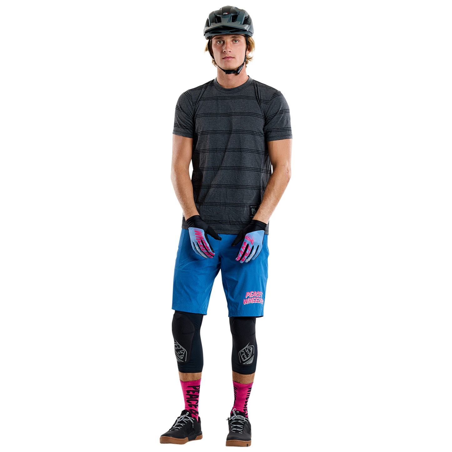 TROY LEE DESIGNS SKYLINE RIDE TEE WASH OUT Lyhythihainen Jersey harmaa 2025