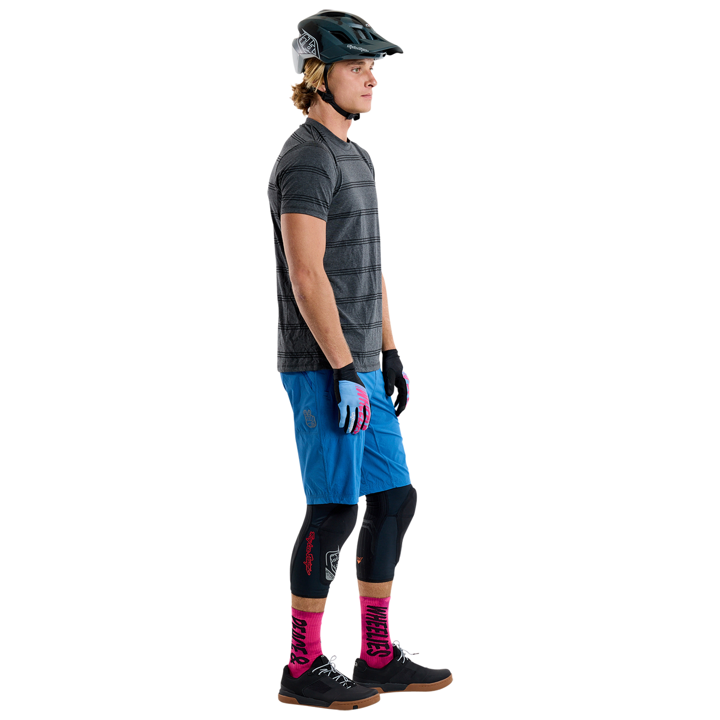 TROY LEE DESIGNS SKYLINE RIDE TEE WASH OUT Lyhythihainen Jersey harmaa 2025