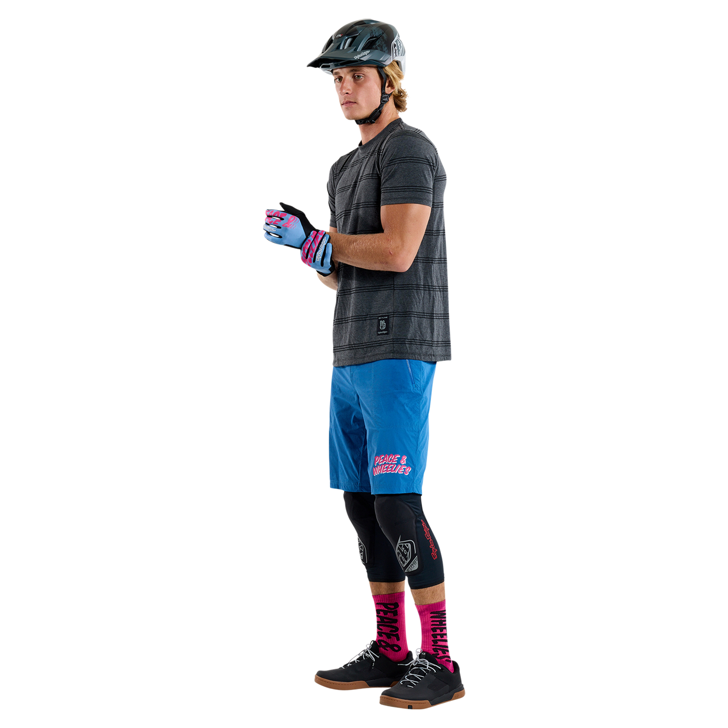 TROY LEE DESIGNS SKYLINE RIDE TEE WASH OUT Lyhythihainen Jersey harmaa 2025