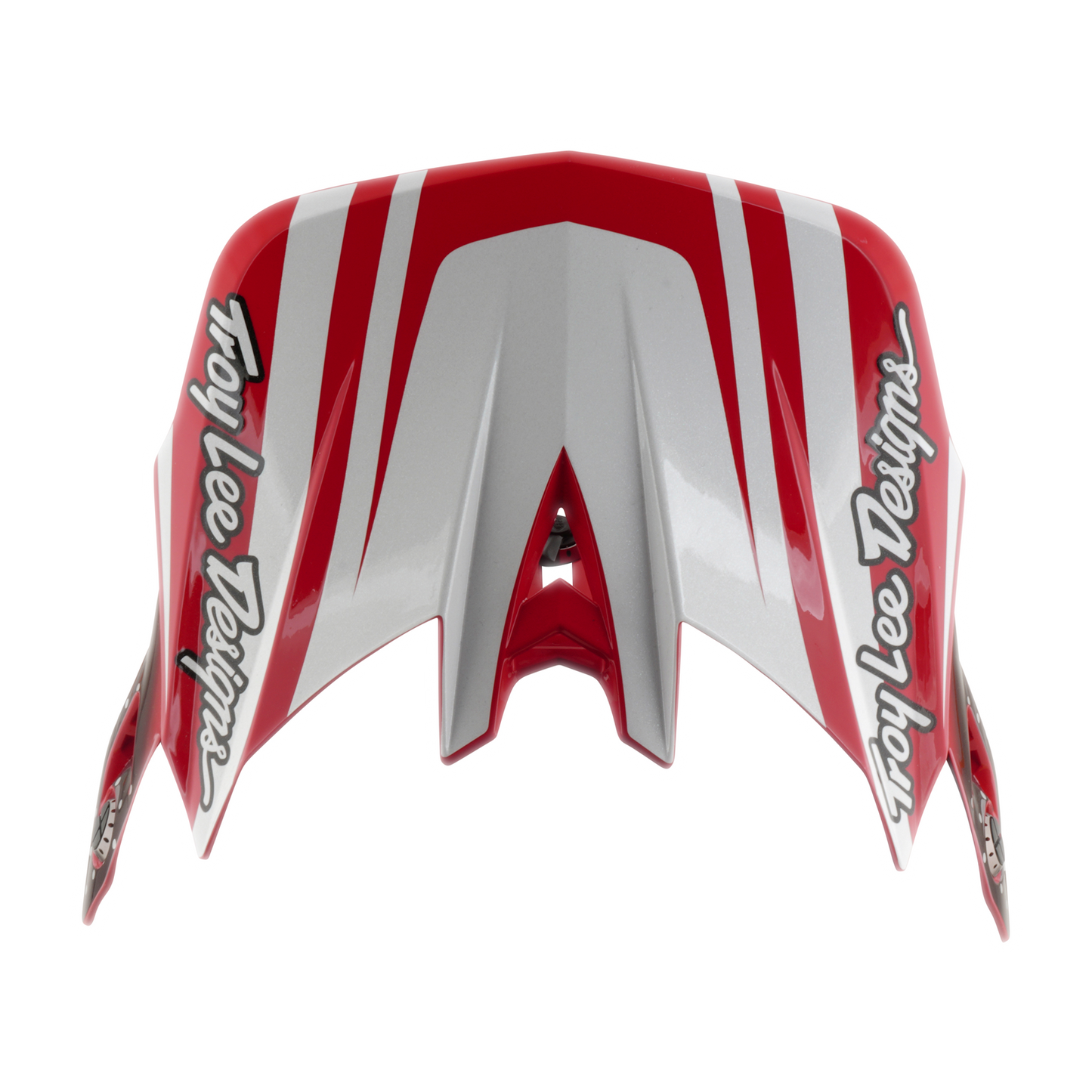 TROY LEE DESIGNS D4 POLYACRYLITE MIPS THE LINE MTB-kypärä Punainen/valkoinen