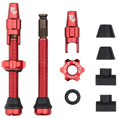 WOLF TOOTH CLIK VALVE Tubeless Valve Punainen