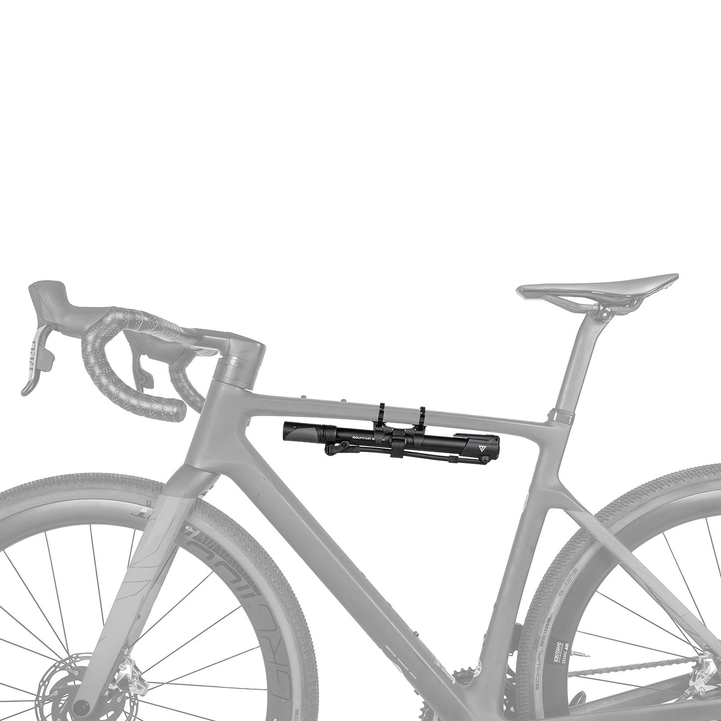 TOPEAK MOUNTAIN MORPH kompakti jalkapumppu musta