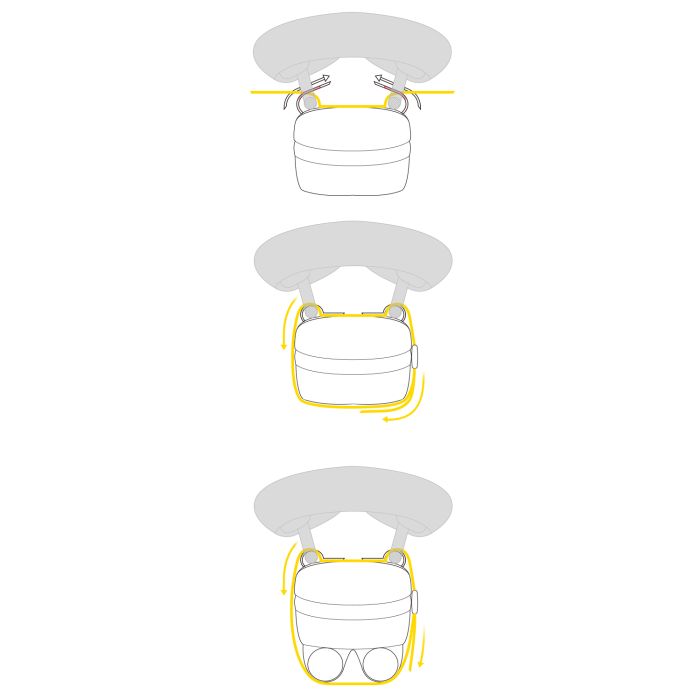 TOPEAK ELEMENTA satulalaukku musta