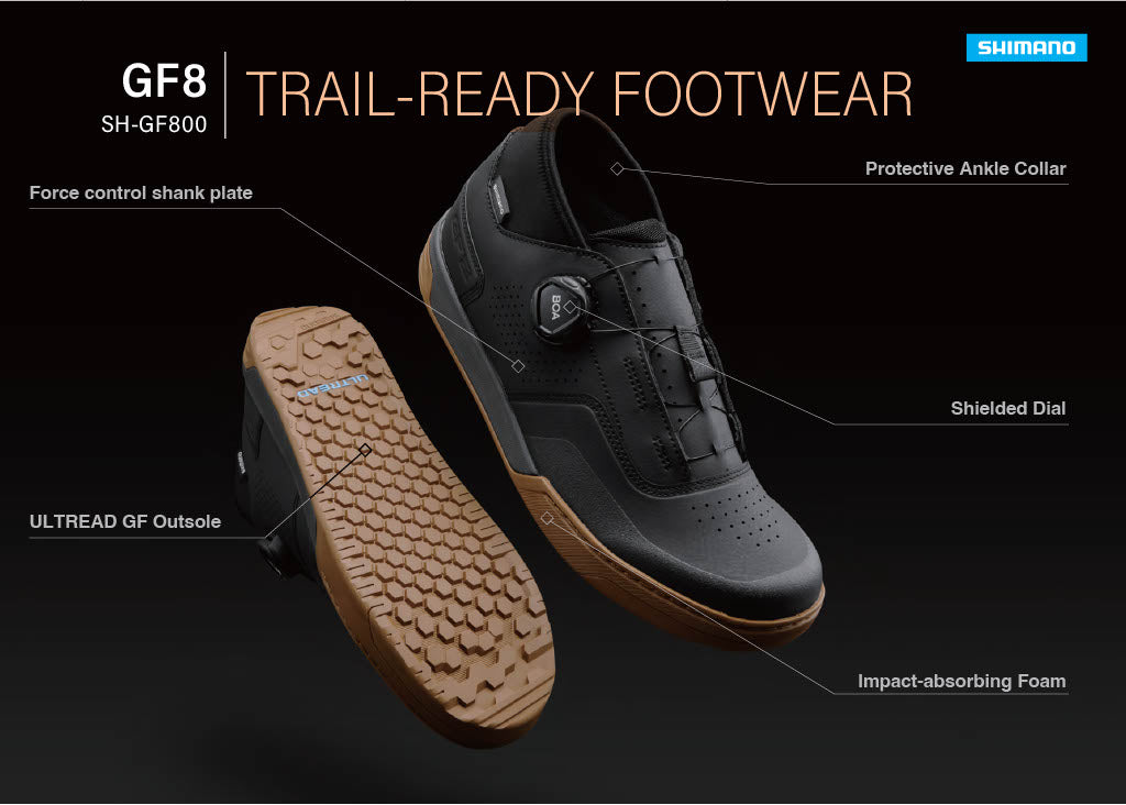 SHIMANO GF800 MTB-kengät Valkoinen