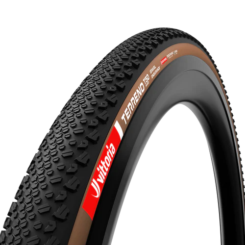 VITTORIA TERRENO T50 MIXED 700x45c Gravel Endurance Tubeless Ready Pehmeä ruskea rengas VITTORIA TERRENO T50 MIXED 700x45c Gravel Endurance Tubeless Ready Pehmeä ruskea rengas