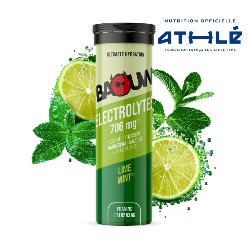 BAOUW Energiajuoma (10 tabletin putki) Lime/Mintti