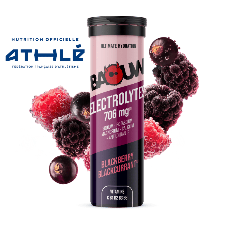 BAOUW Energiajuoma (10 tabletin putki) Karhunvatukka/Cassis)