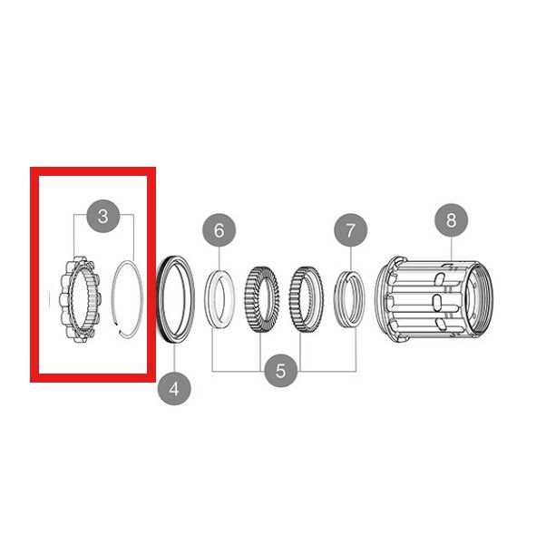SARJAN INSERTTI MAVIC WING ID360 ≥ 2017