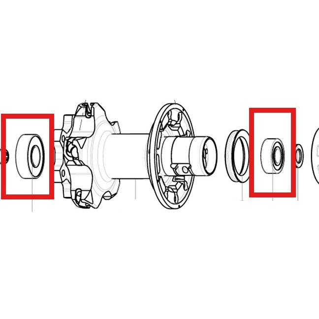 MAVIC TAKANAVAN LAAKERIT 9X22X7 (B9) + 12X28X8 (6001) 2015
