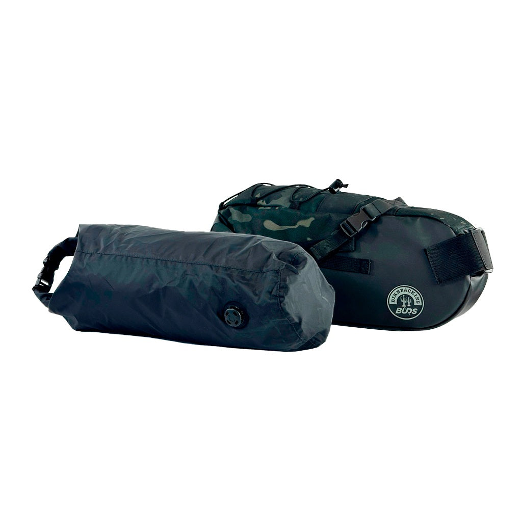 BUDS SEAT BAG 15L Camo satulalaukku