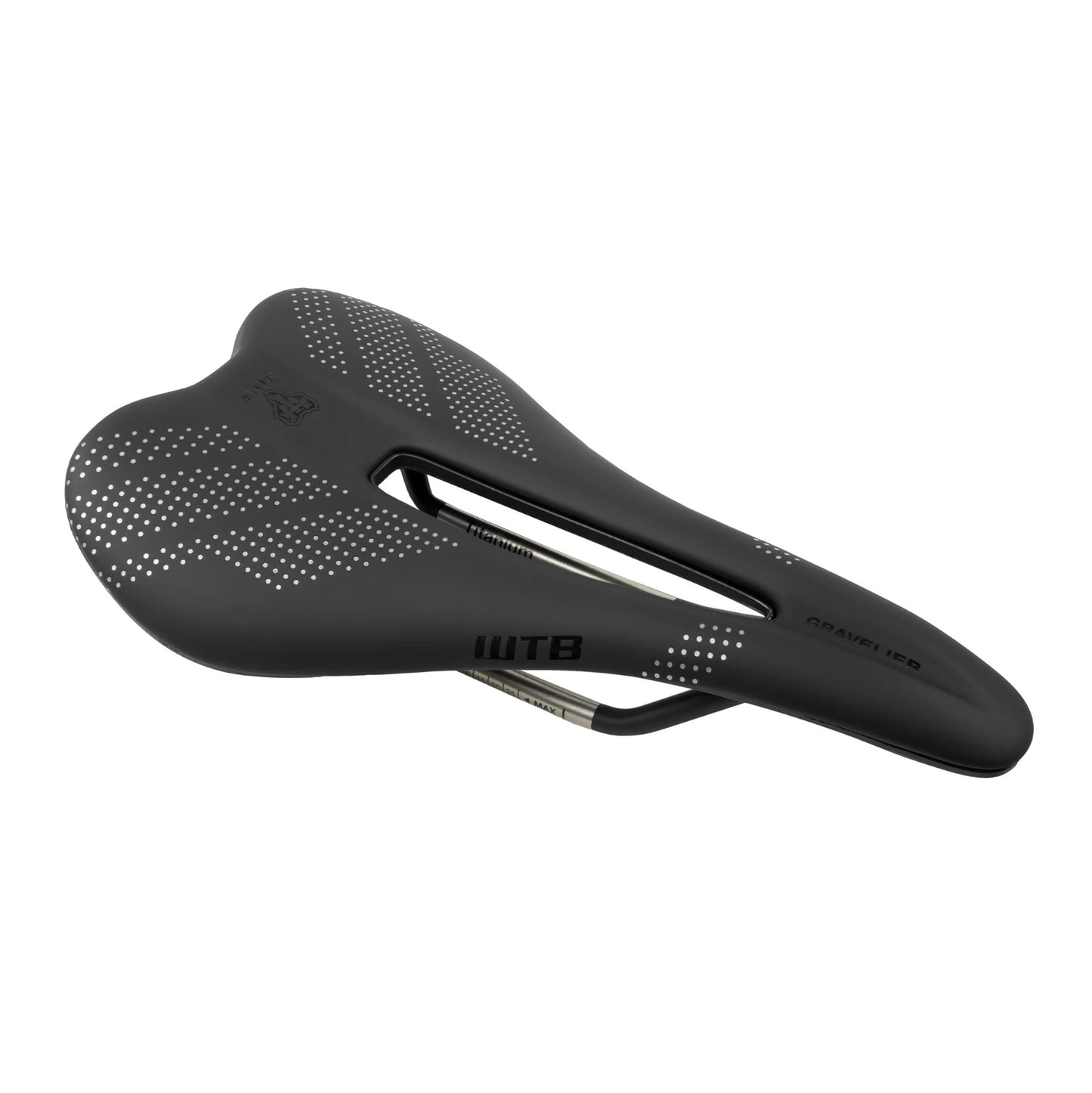 WTB GRAVELIER 140mm Satula CRMO Rails Musta