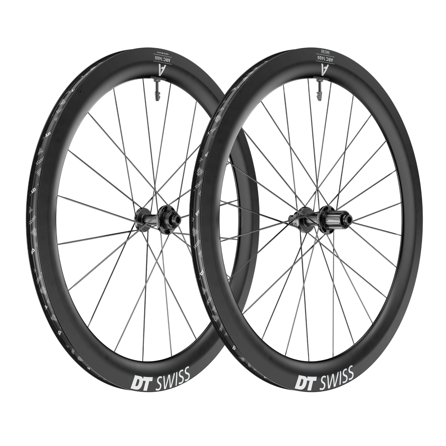 Pari DT SWISS ARC 1400 DICUT 55 Tubeless Ready -vanteita (Center Lock)