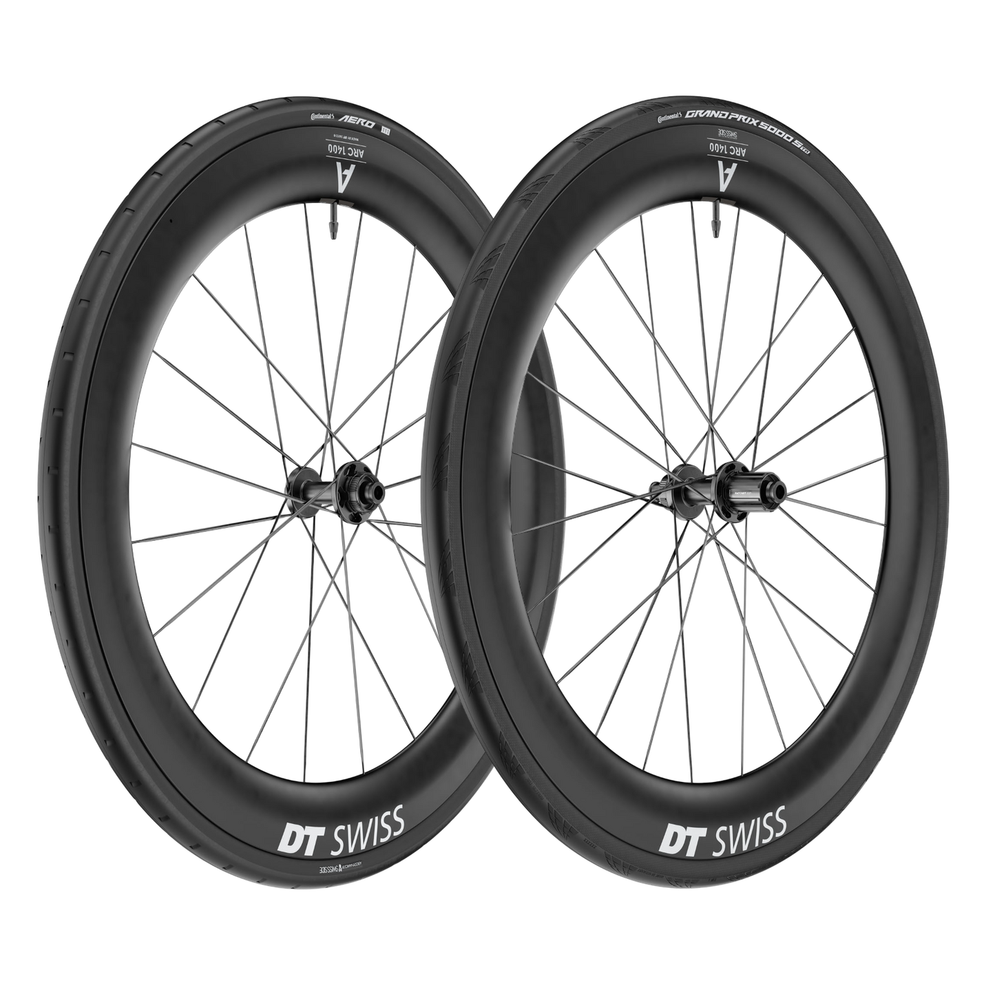 Pari DT SWISS ARC 1100 DICUT WTS 65 Tubeless Ready -pyörät (Center Lock)
