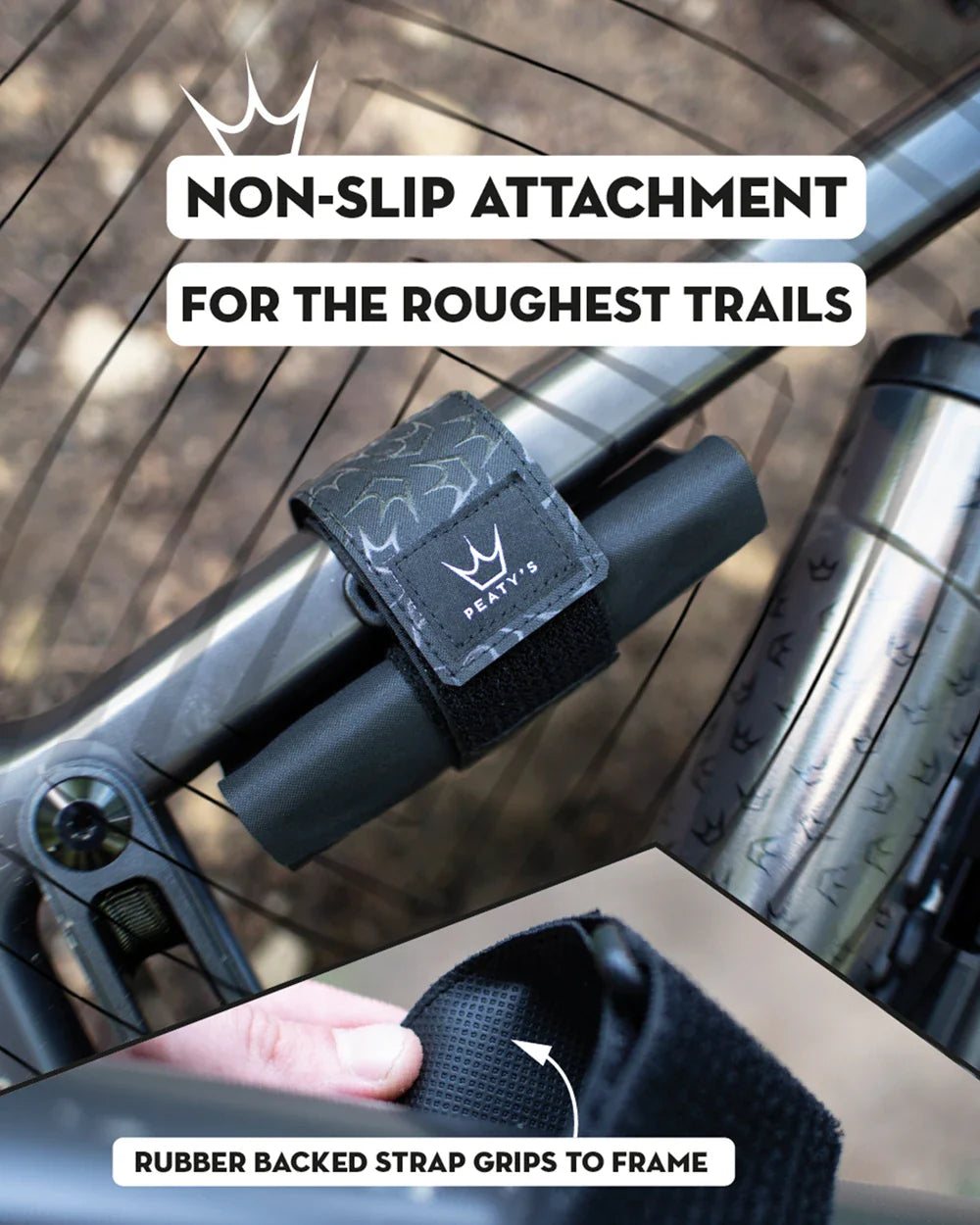 PEATY'S HOLDFAST NIGHTRIDER NIGHTRIDER työkaluhihna musta
