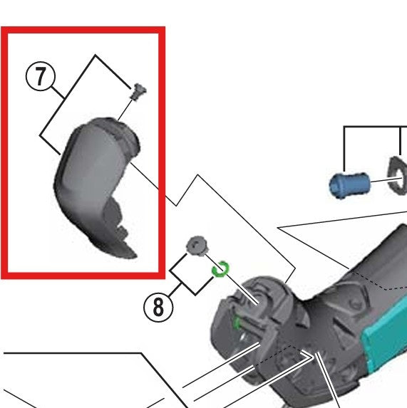 SHIMANO etuhuppu G-ruuveilla ST-R785