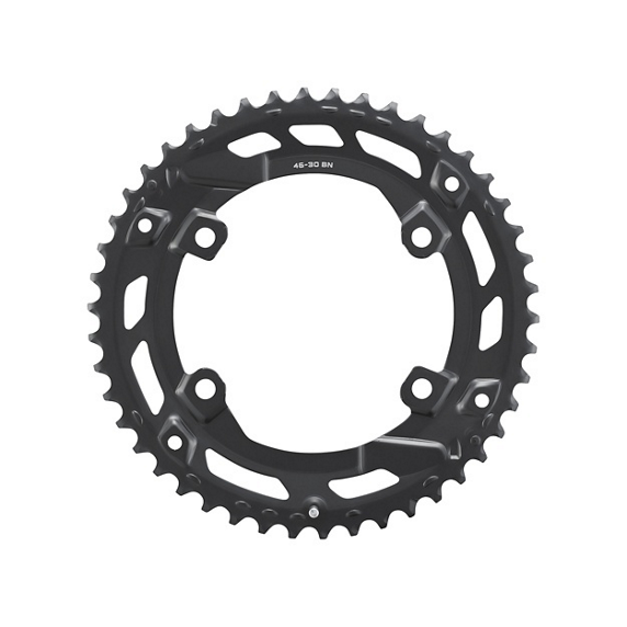 SHIMANO CUES FC-U6000-2 PCD 110mm 9/10/11V ulkokäyttöön tarkoitettu ketjupyörä.
