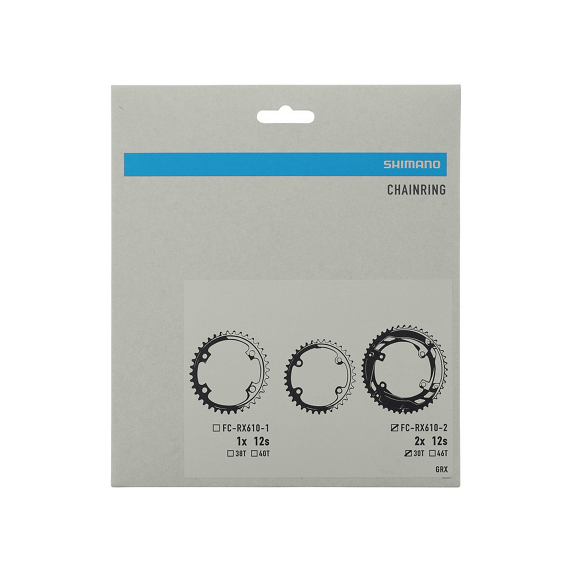 12V SHIMANO GRX RX610 80mm sisäinen ketjupyörä.
