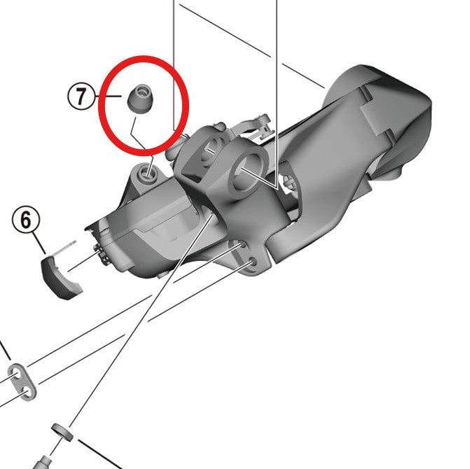 SHIMANO RD-R9250 Suojapallit