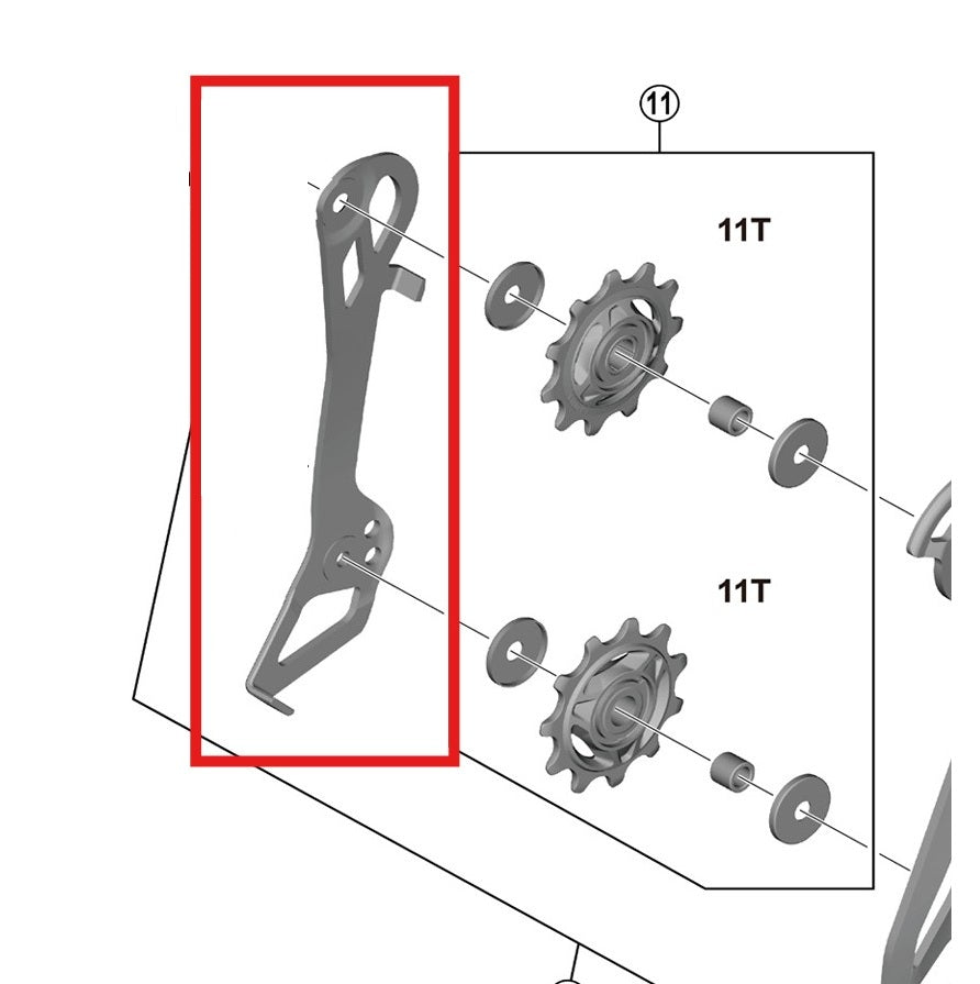 SHIMANO RD-R7150 Sisäinen nivelakseli
