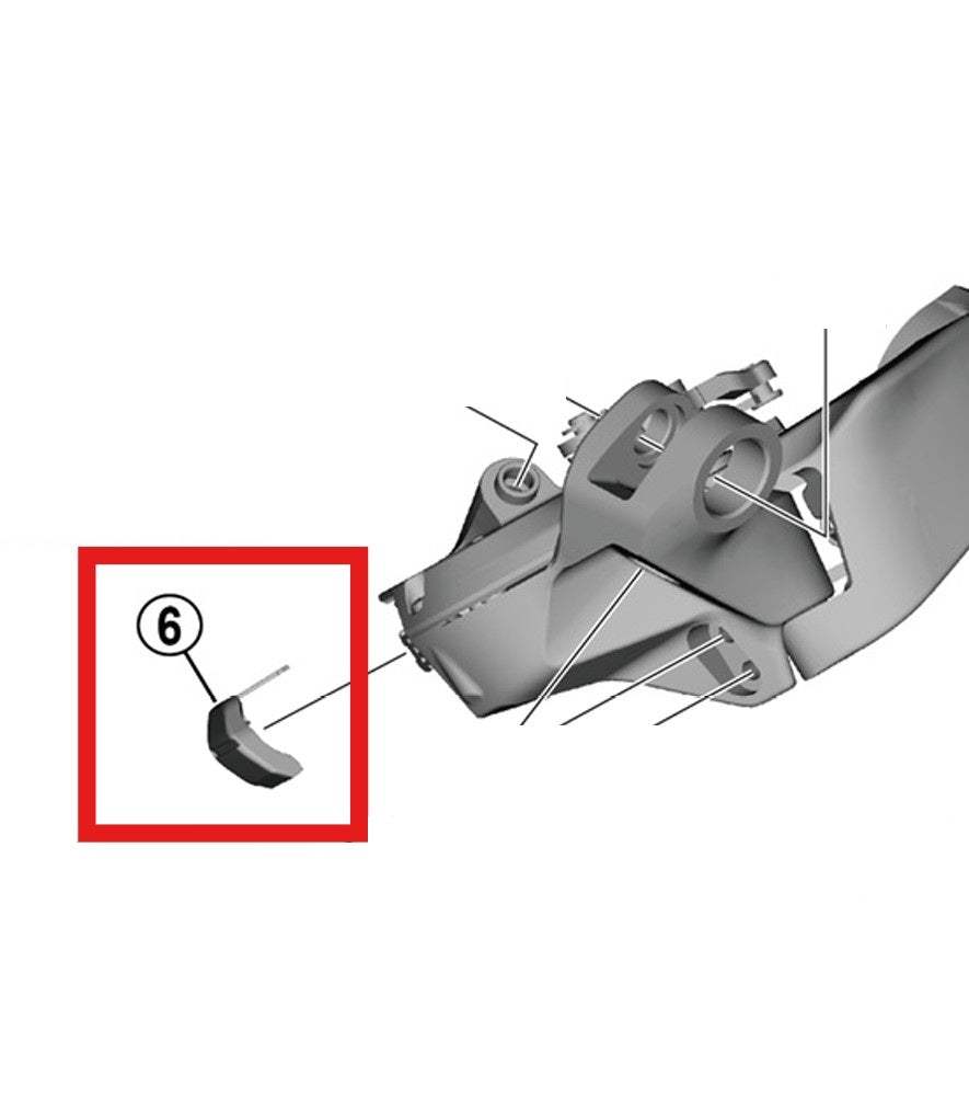 SHIMANO RD-R8150/7150/RX825 latausportin suojus