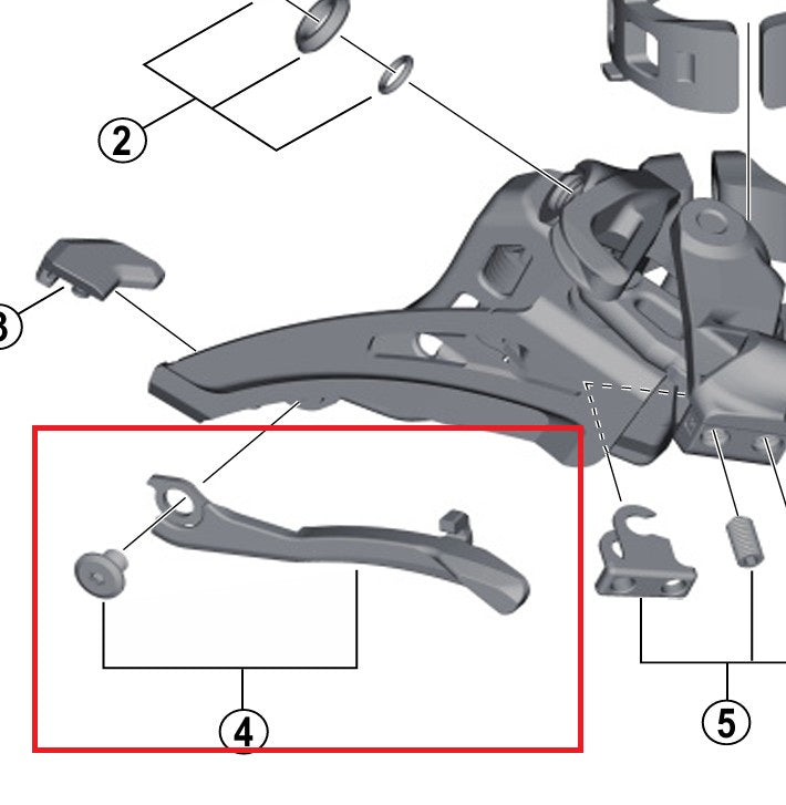 Levy Haarukkavaihtaja SHIMANO FD-M9025/8025/8020