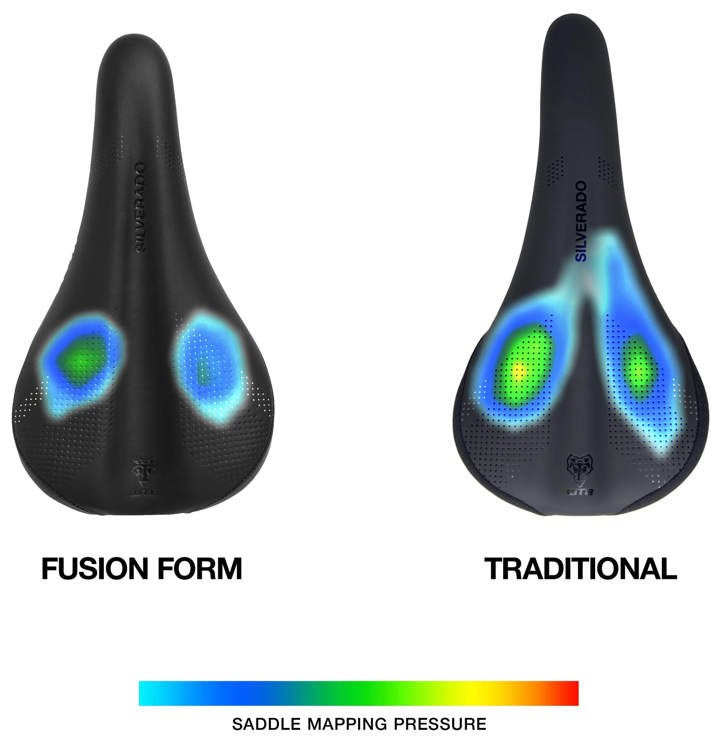 WTB SILVERADO FUSION FORM 142mm Titanium Rails Satula WTB SILVERADO FUSION FORM 142mm Titanium Rails Satula