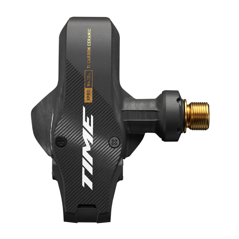 TIME X PRO 12 SL Q-Factor 51 Carbon/Titanium Gold pedaalit