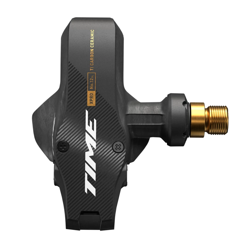 TIME X PRO 12 SL Q-Factor 57 Carbon/Titanium Gold pedaalit