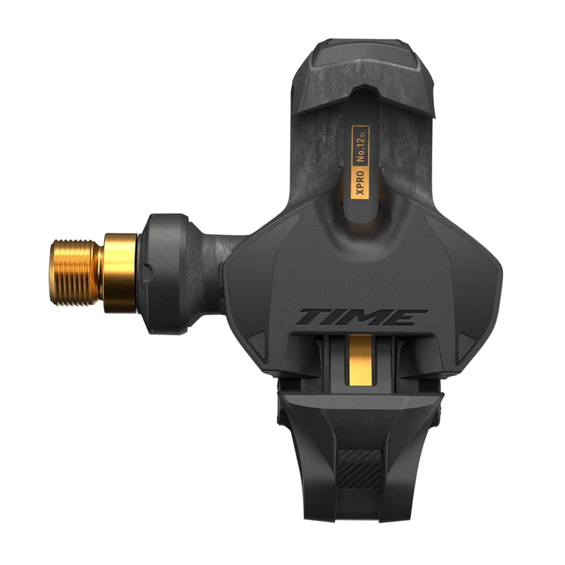 TIME X PRO 12 SL Q-Factor 57 Carbon/Titanium Gold pedaalit