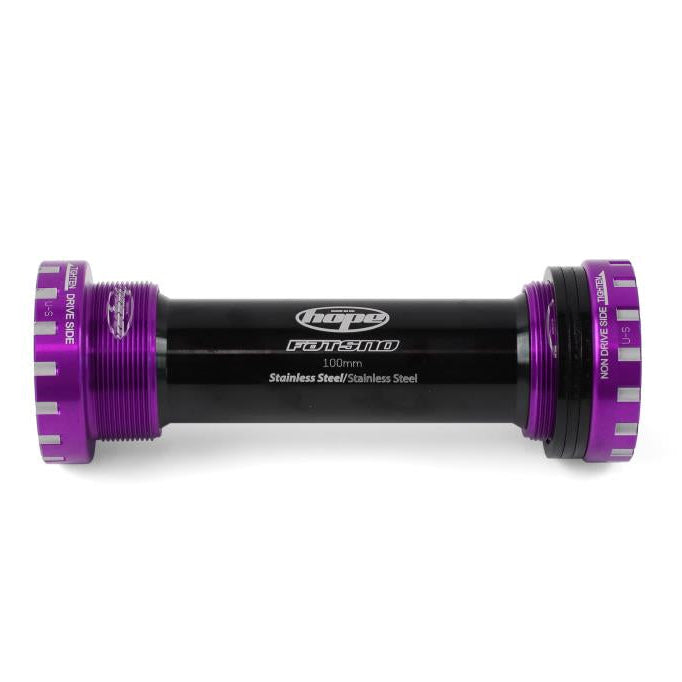 HOPE 100 mm Fat Bike 24 mm akselin kampikammio #BBSSFATPU Violetti