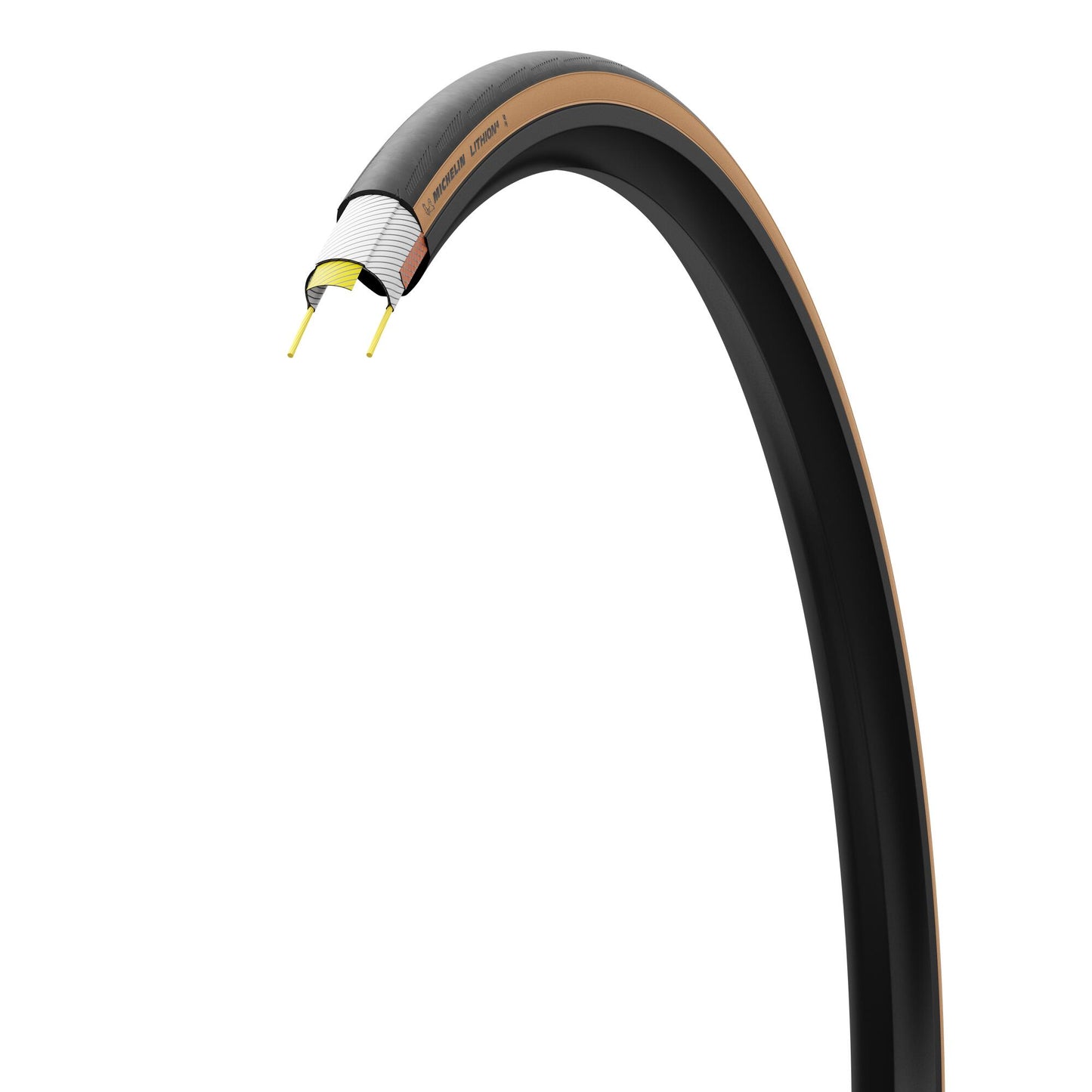 MICHELIN LITHION 4 700c Performance Line Tubetype Beige -rengas