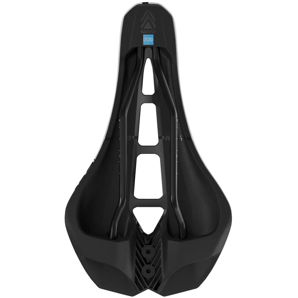 STEALTH PERFORMANCE 142mm PRO Satula Valkoinen ruostumattomasta teräksestä valmistetut kiskot