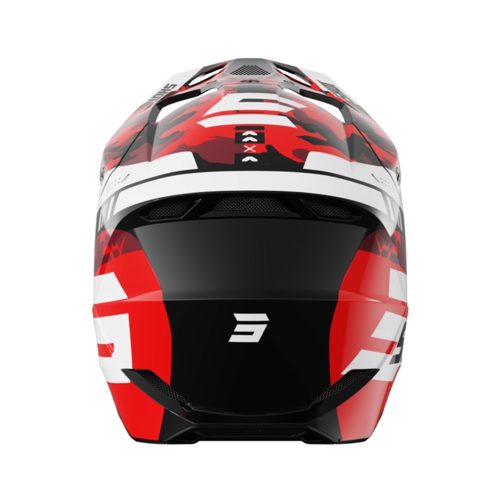 Casque BMX SHOT FURIOUS Flash Red Glossy