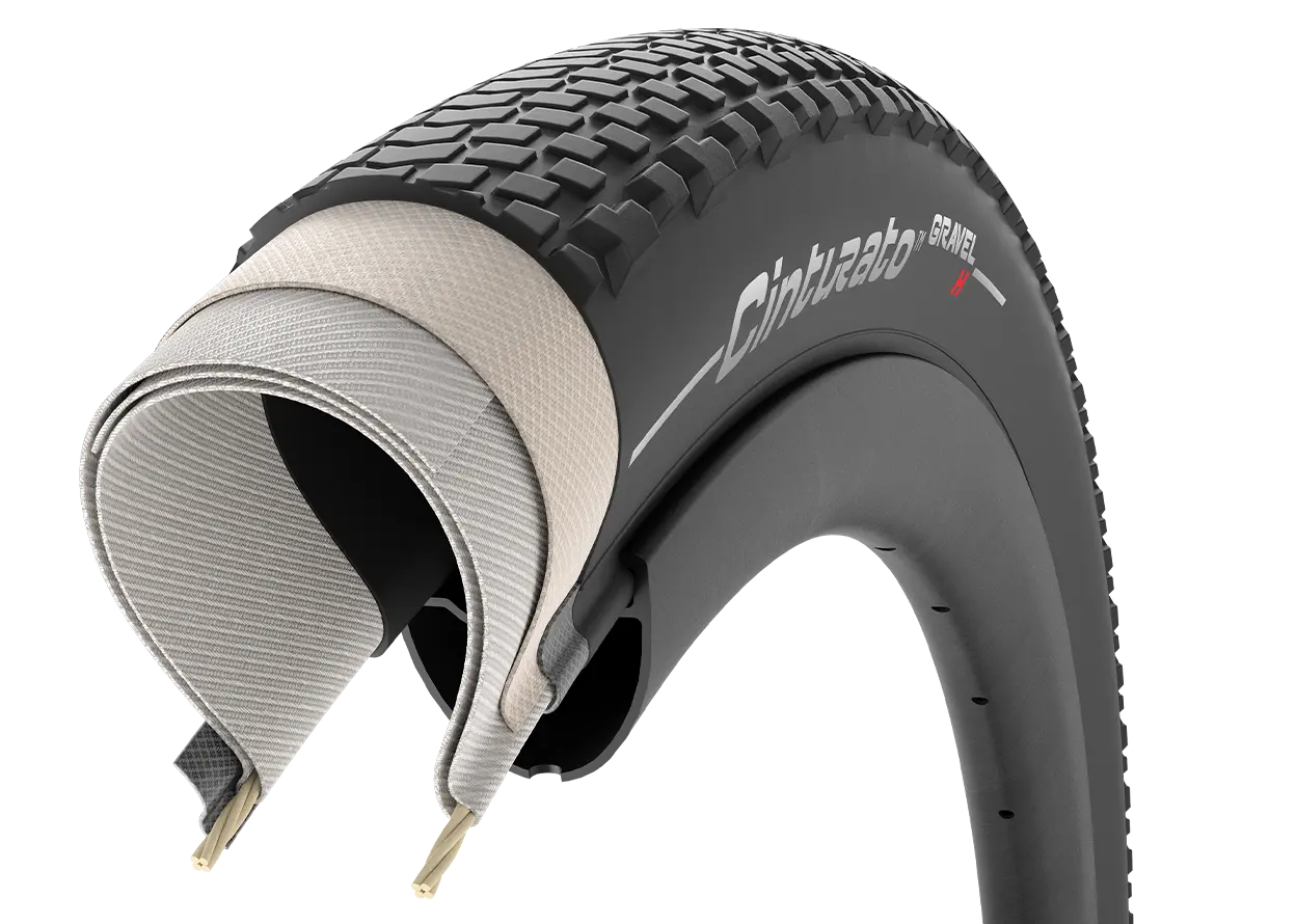 PIRELLI CINTURATO -rengas GRAVEL H 700x50c Tubeless Ready Classci Beige