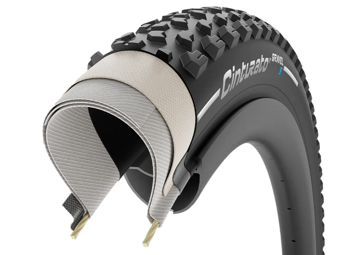 PIRELLI CINTURATO -rengas GRAVEL S 700x50c Tubeless Ready Classic Beige