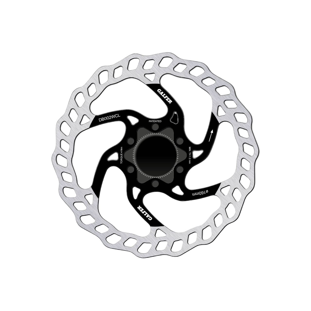 GALFER SHARK 1.8mm CENTER LOCK -levy GALFER SHARK 1.8mm CENTER LOCK -levy