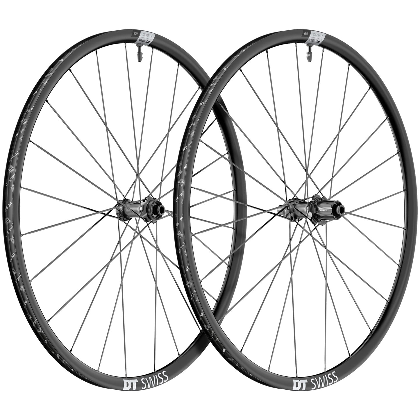 Pari DT SWISS E 1800 SPLINE 23 DISC Tubeless Ready -pyörät (keskuslukko) 2024