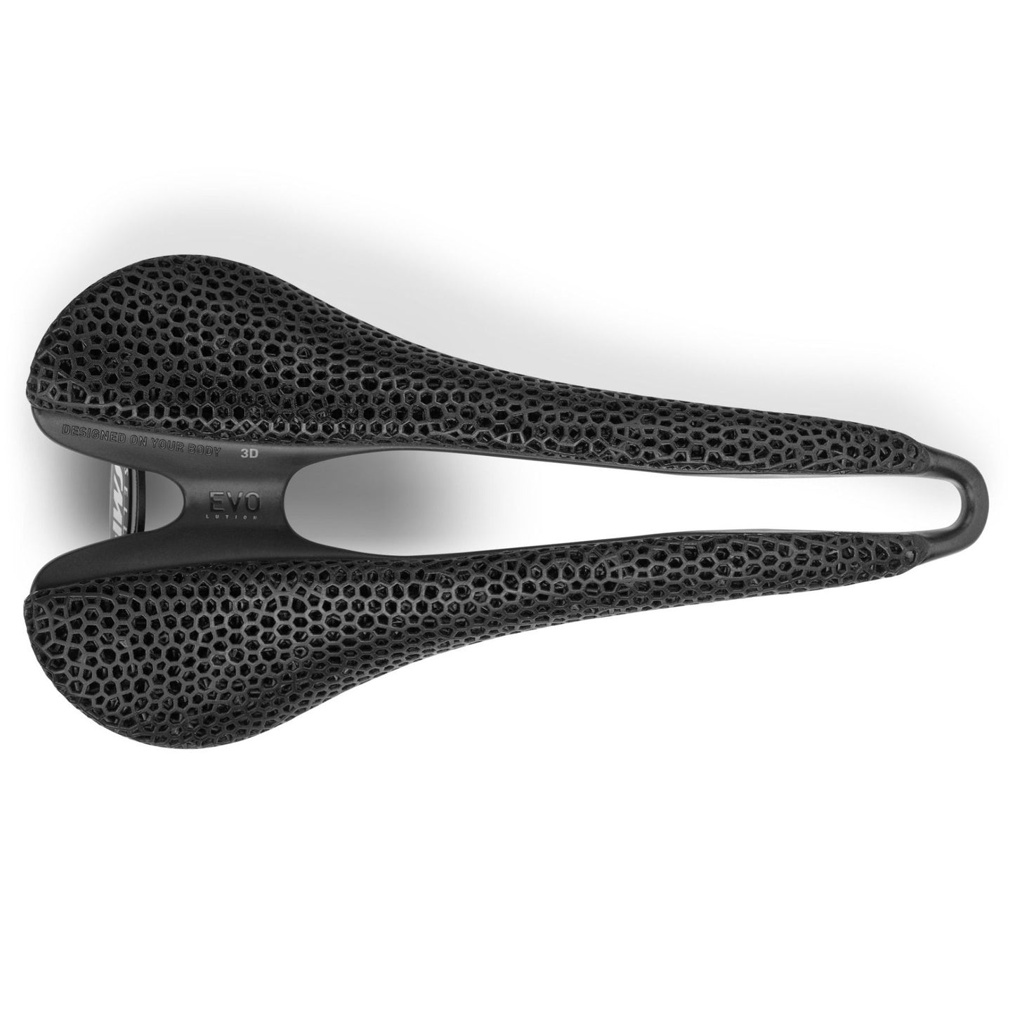 SMP EVO 3D Satula Ruostumattomasta teräksestä valmistetut kiskot Musta