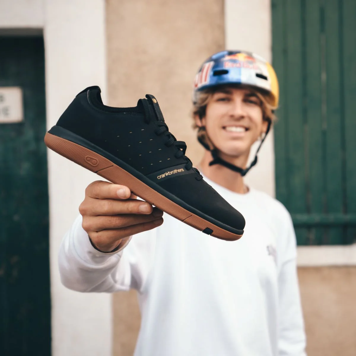CRANKBROTHERS STAMP STREET FABIO WIBMER FLAT MTB-kengät Musta