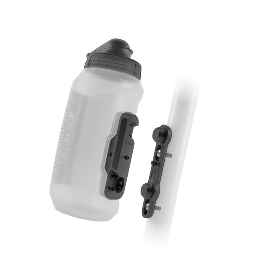 Pullon ja pullonkorin sarja FIDLOCK TWIST COMPACT BIKE BASE 750 ml läpinäkyvä