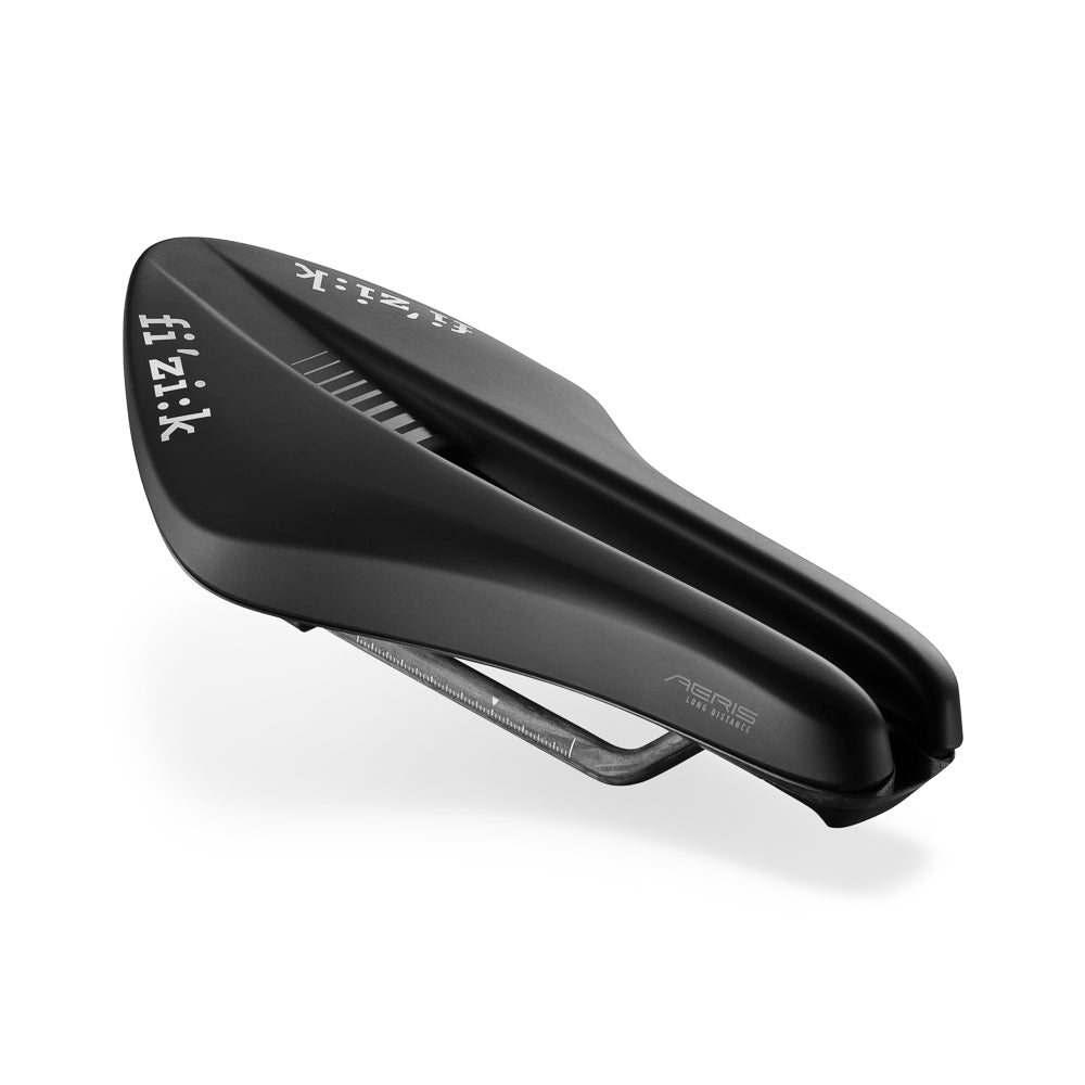 FIZIK TRANSIRO AERIS LD R1 135mm Satula Carbon Rails Musta