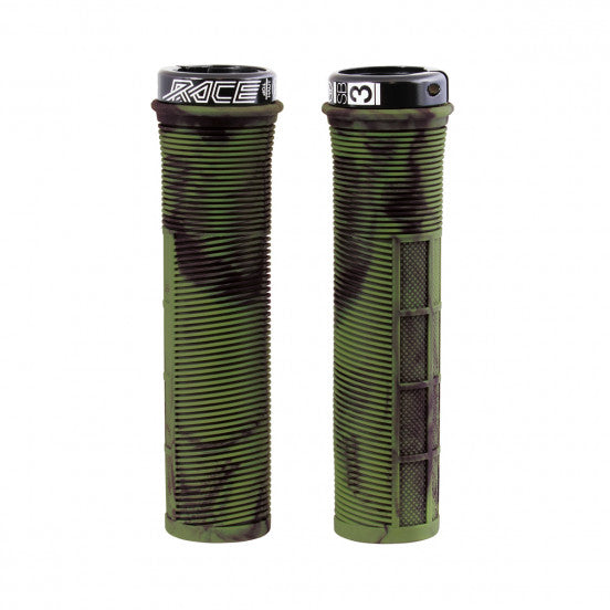 SB3 RACE FI Lock-On 130 mm Camo Green -käsikahvat