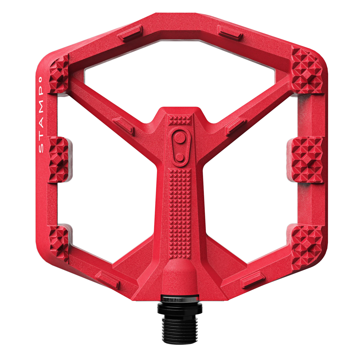 Litteät polkimet CRANKBROTHERS STAMP 0 Suuri punainen