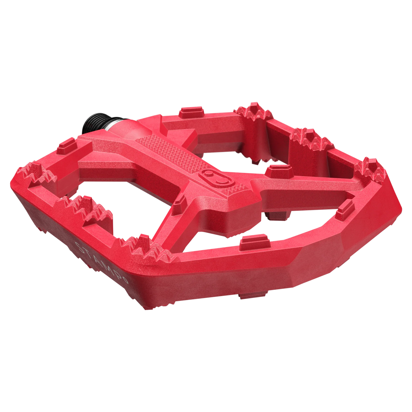 Litteät polkimet CRANKBROTHERS STAMP 0 Suuri punainen